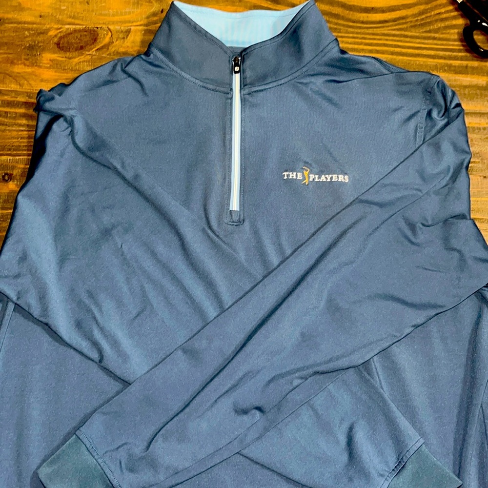Foot Joy The Players Blue 1/4 Zip